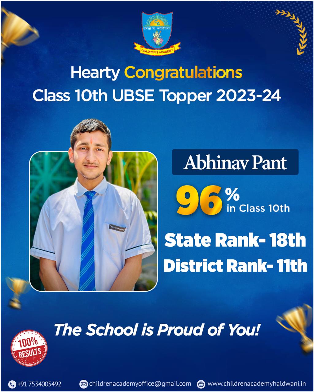 Children's Academy, Haldwani